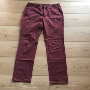 Maroon Bonobos Tailored Pants